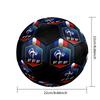 Pallone Calcio a 5 FFF Francia Colorato Cucito a Macchina PVC Misura 5 Pronto per Allenamento di Squadra Competizione Resistente Alta Rimbalzabilità Fantastico Regalo Sportivo