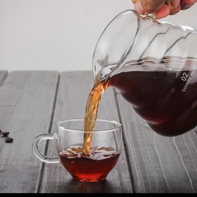 Caffettiera in Vetro a Forma di Nuvola Bollitore per Caffè Riutilizzabile Teiera Resistente al Calore Utensili da Caffè 360/600/800ml