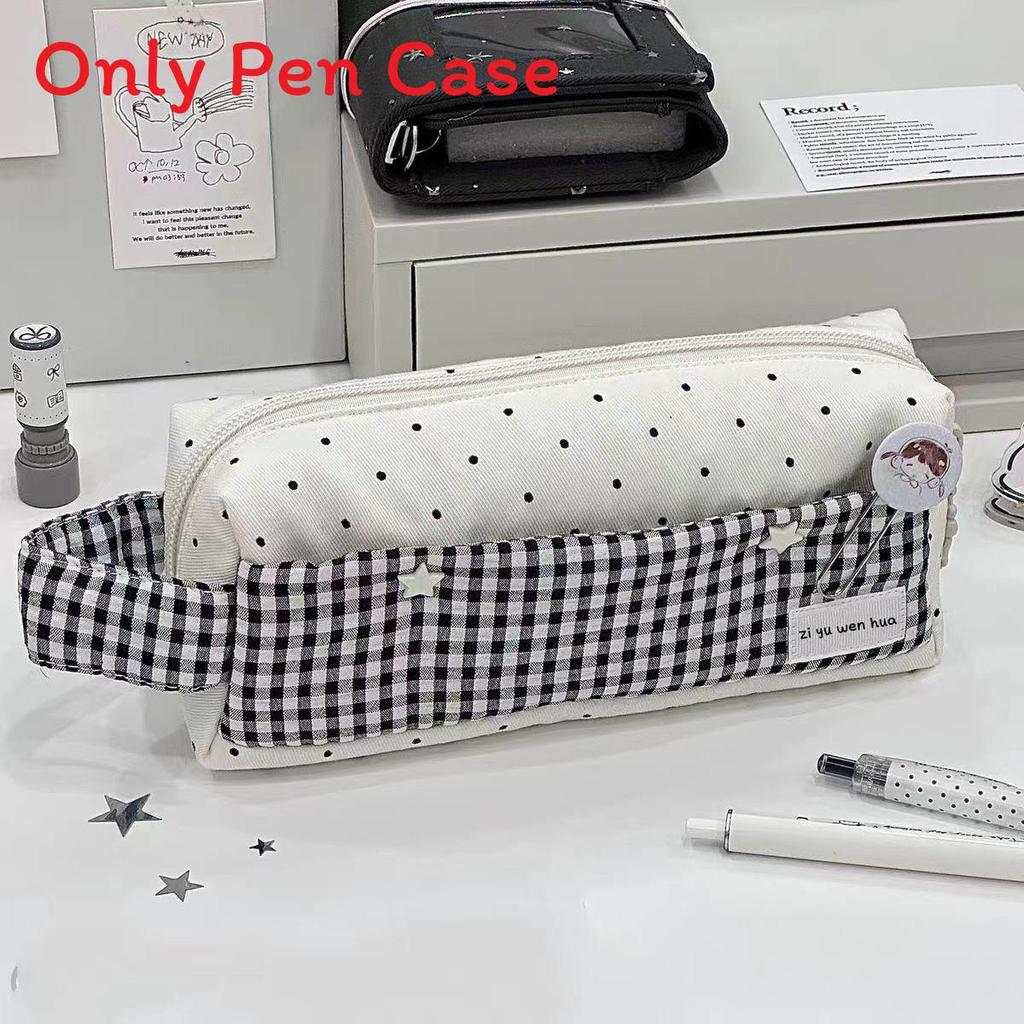 Soft Mousse Pencil Case Large Capacity Storage Bag For Girls Office Use