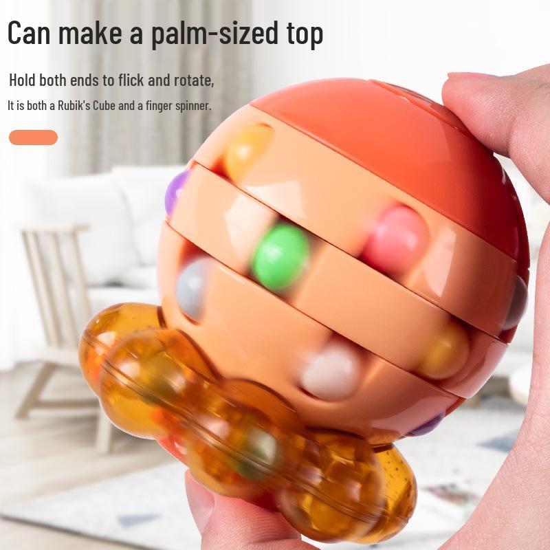 Free Shipping: Children's Little Octopus Magic Bean Cube - Educational Decompression Toy
