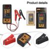 Tester per Relè Auto Display Digitale 12V 24V Analizzatore di Relè Tester per Batteria