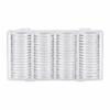 60 Pieces Coin Holder Capsule with Storage Case Compartmentalized Collectible