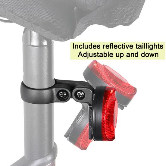Bicycle Tail Light for AirTag Anti-Theft Lightweight Waterproof Super Bright Road Mountain Bike Lamp Night Riding Warming LED Lamp