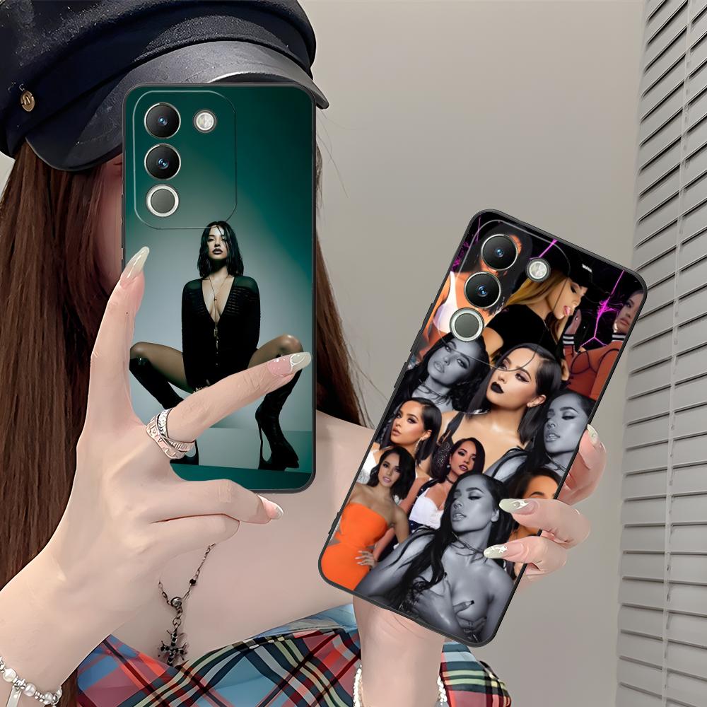 Fashion Becky G Matte TPU Mobile Phone Case for VIVO Y77 76 75 74 73 72 58 56 55 51 50 38 36 Y19 Y18 Y03 Y01 5G Colorful Cover