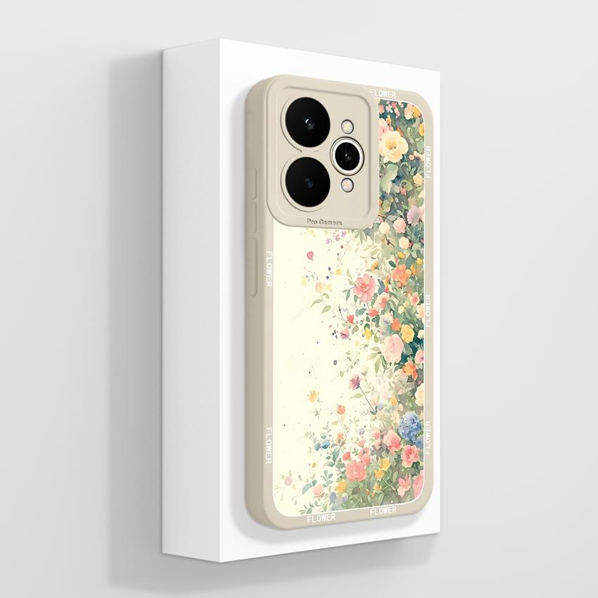 For Oppo Realme 15 16 11 10 Pro 15T 15X 11X Phone Case Pretty Crystal Butterfly Patterns Fashion Shell Smooth Liquid Silicone Premium Protective Cover
