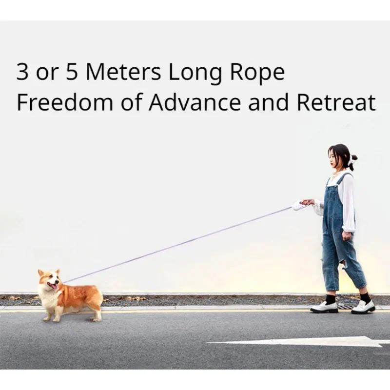 Streamer Led Lights Hondenriem Automatisch uitschuifbare nylon lijn Lijnen Premium duurzame hondenwandellijnen Trekkoord Huisdierproducten