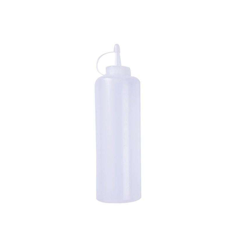 6-24OZ Plastic Squeeze Bottle Condiment Dispenser Mustard Ketchup Sauce Vinegar