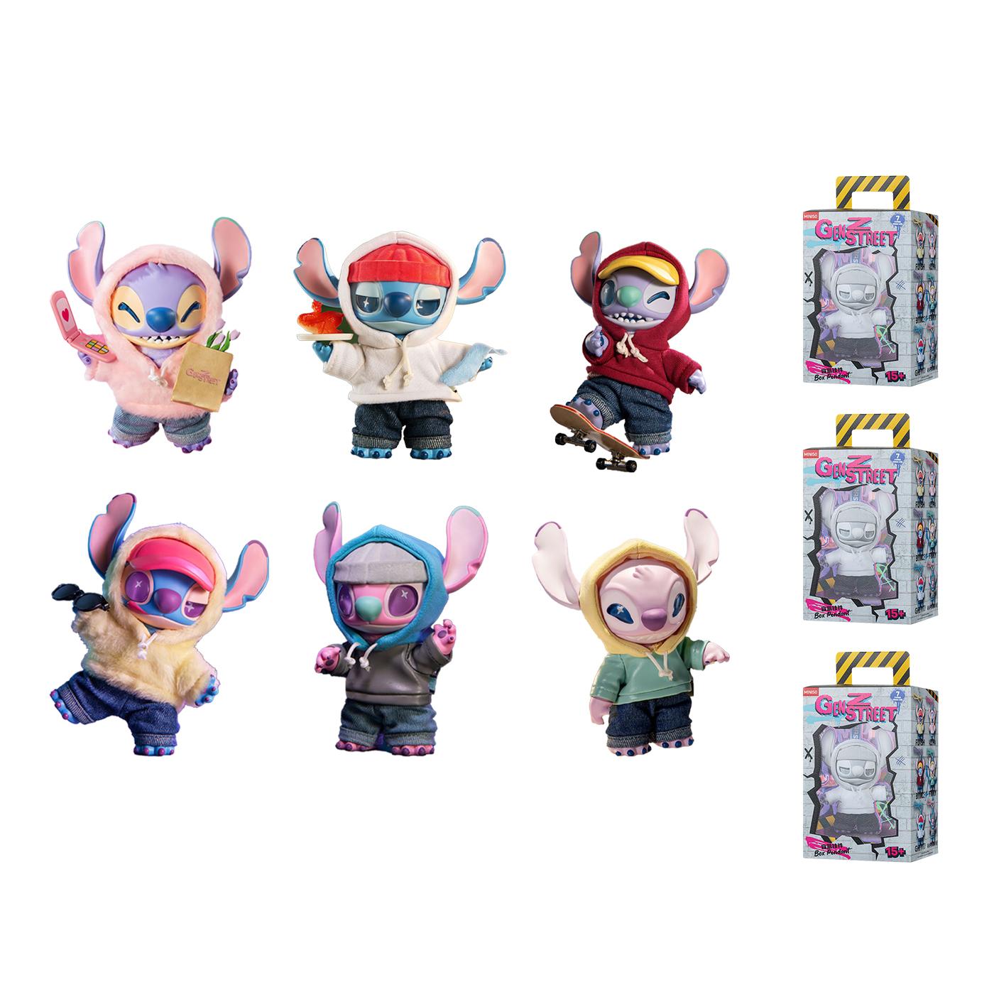 MINISO x Disney Стич Коллекция GenZ Street Виниловая Плюшевая Кукла-Сюрприз