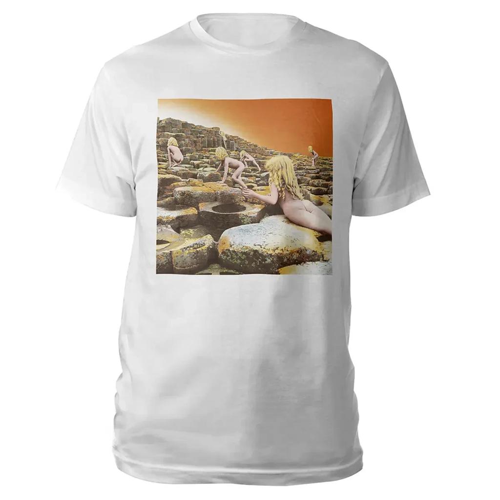 Rock Band Led Zeppelin Men's Cotton Album Graphics Tshirt New Summer Spring Women Oversized Hiphop Y2k Fashion Tshirt
