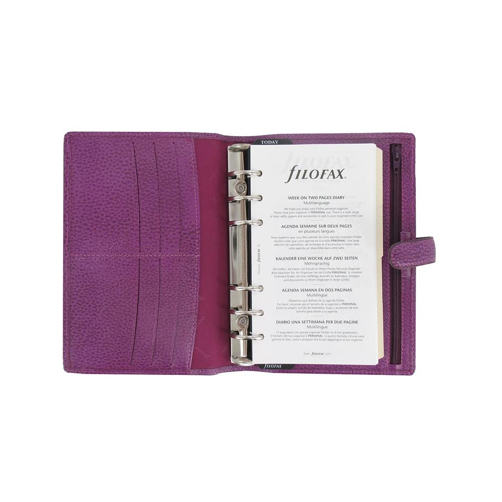 Filofax Finsbury Bible Raspberry System Organizer 17-025305 (Official Import)