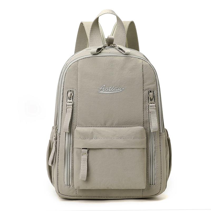 Multi-functional Chest Bag Solid Color Women's Backpack Multi-layer Men's Crossbody Bag