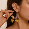 Dopamine Acrylic Heart Earrings - Summer Beach Party Accessories