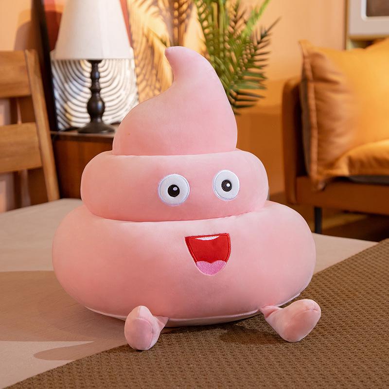 Douyin-Style Prank Poop Pillow - Plush Funny Shit Doll Event Prop 25cm