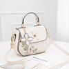 Bestickte Handtasche für Damen, New Network Red, modische Umhängetasche, vielseitige Umhängetasche aus PU-Leder