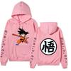 Dragon Ball Son Goku Anime Pattern Hoodie for Men Women Autumn Winter Loose Casual Long Sleeve Hooded Pullover Street Fashion Sweatshirt