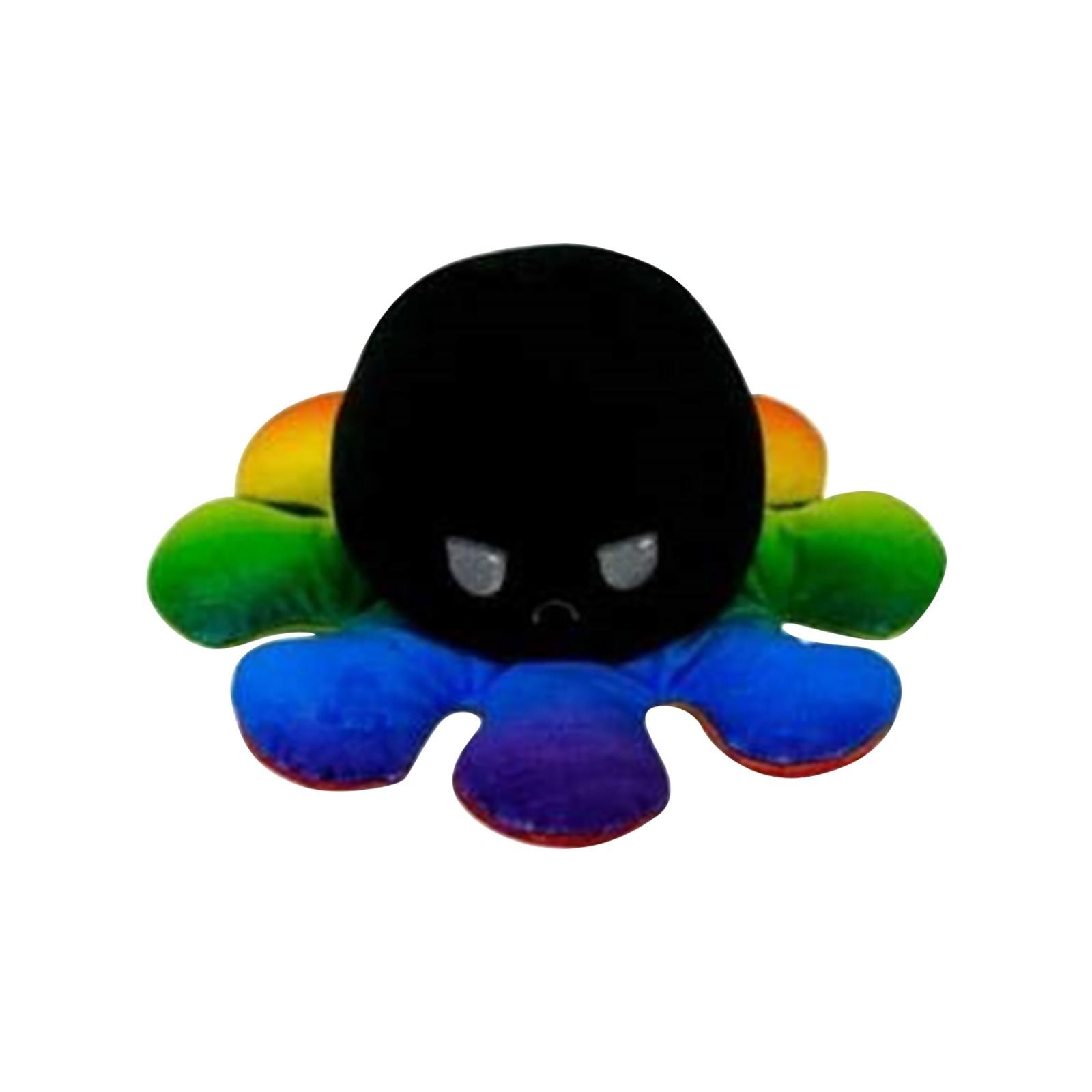 Кукла осьминога двухсторонняя флип плюшевая игрушка осьминог Chirdren детский подарок — фото 5