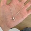 Women's Accessory Small Chain Daily Ribbon Necklace