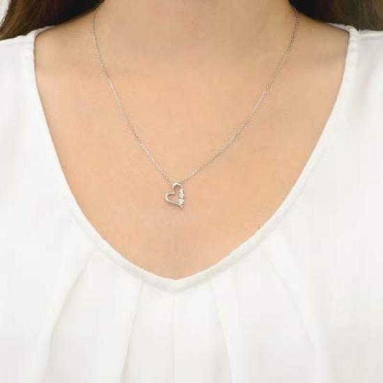 Crossfor New York Silver Chain Necklace by JWell Women's NYP-158-3SS