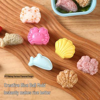 Japanisches DIY Onigiri-Formen-Set für Sushi und Reisbällchen