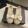 Fashion Bow Dot Design Fashion Casual Single Shoes Women's 2025 Summer New Mesh Breathable Comfortable Sandals Low Top Thick Soled Shoes