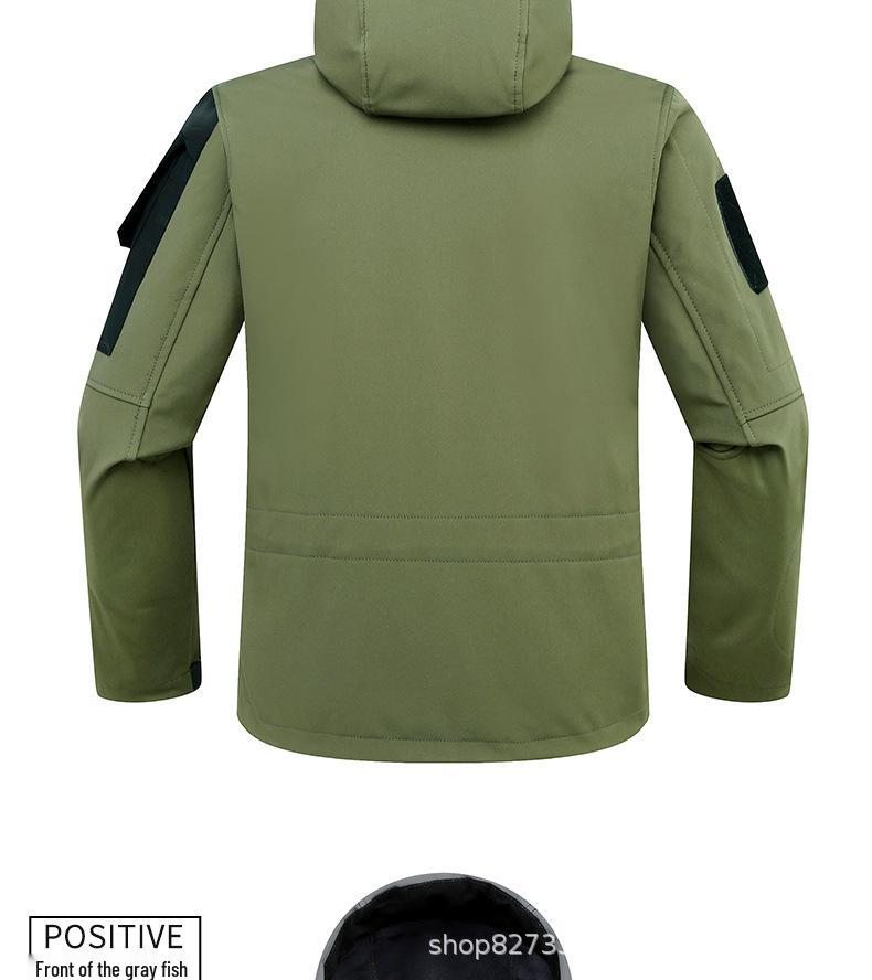 Men's Outdoor Breathable Cycling Windbreaker Sharkskin Three-in-One Suit