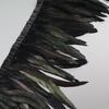 25-30cm Rooster Feather Trimming Chicken Feathers Trims Rooster Tail Feather Ribbon Dress Skirt Costume Carnival Decoration