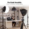 Japanese ZHIYUN Lighting Accessory Parabolic Softbox 60D EX1H06 with Bowens Radial Approximately 60cm Diameter Includes Honeycomb Grid [Official