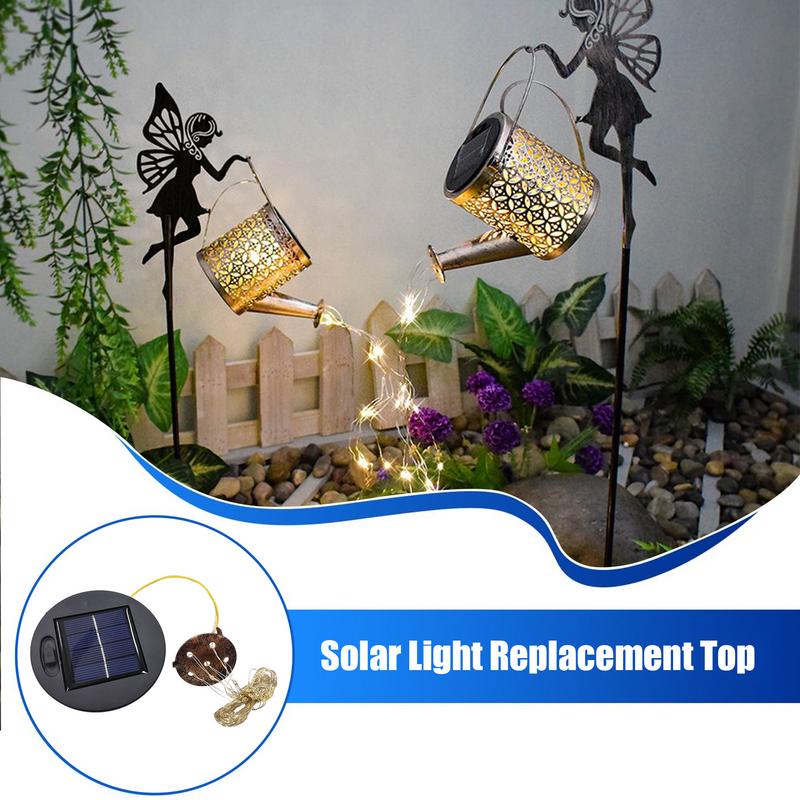 Solar Light Replacement Top Replacement Parts For Solar Lights Shatter-Resistant Weatherproof Cover For Backyard Garden Pathway