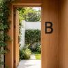 Door Label Letters Plate Sign with Screw Modern Letters Address Sign Acrylic Floating House Letters For Outside