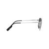 Burberry temples with English letters Metal Irregular Sunglasses Men's Silver