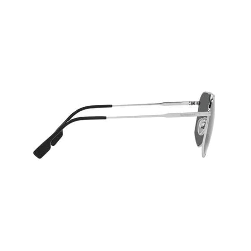 Burberry temples with English letters Metal Irregular Sunglasses Men's Silver