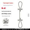 Adjustable Steel Wire Rope Lock for Hanging Lamps - Fastener Accessories and Buckles