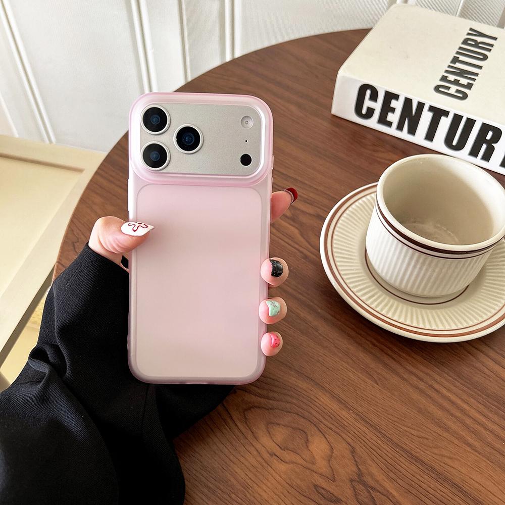 Carcasă Transparentă Culoare Bomboane de Lux Pentru iPhone Air 17 16 15 14 13 12 Pro Max Plus 16E Carcasă Moale din Silicon Mată Transparentă 16+