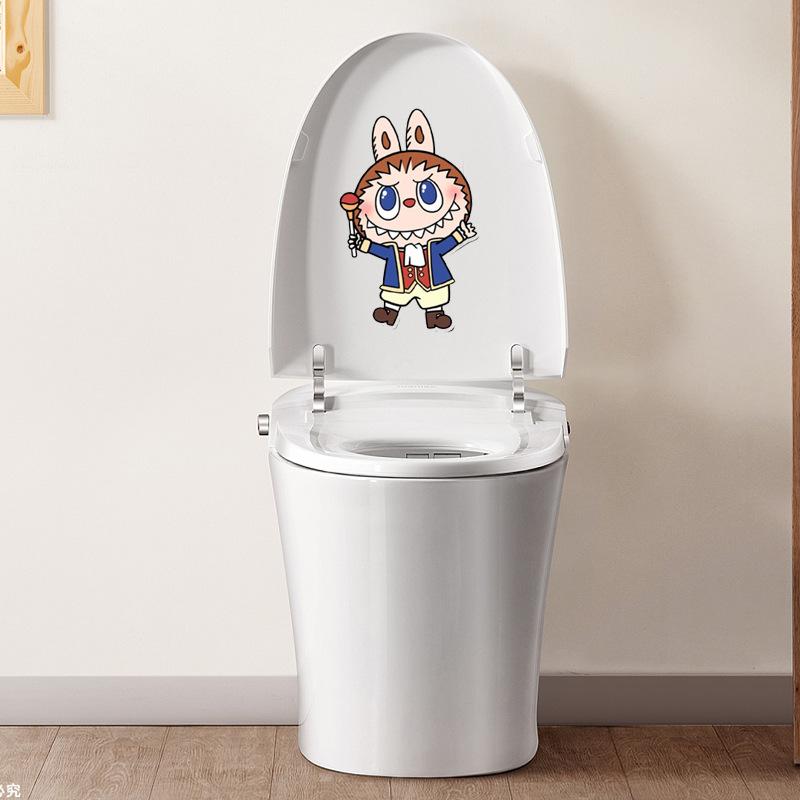

Toilet Deodorizing and Fragrant Felt Fragrant Sticker, Cartoon Cloth Self-adhesive Odor Deodorizing Felt Fragrant Sticker Labub D