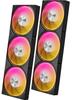 upHere PC Case Fan 360mm Interconnect Type ARGB PC Cooling 12cm CPU Fan Daisy Chain Compatible Quiet PWM DC12V Black 2 Pieces 5V3-Pin 4-Pin