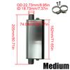 24mm Muffler Silencer S Curved Air Diesel Parking Heater Exhaust Pipe Aluminum Alloy For Webasto Eberspacher Car Truck VAN RV