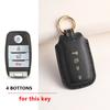 Leather Car Key Case Fob Cover For Kia Sportage Cerato Optima K3 K4 K5 Rio Picanto K2 Soul Sorento Ski Sedona Carnival Borrego
