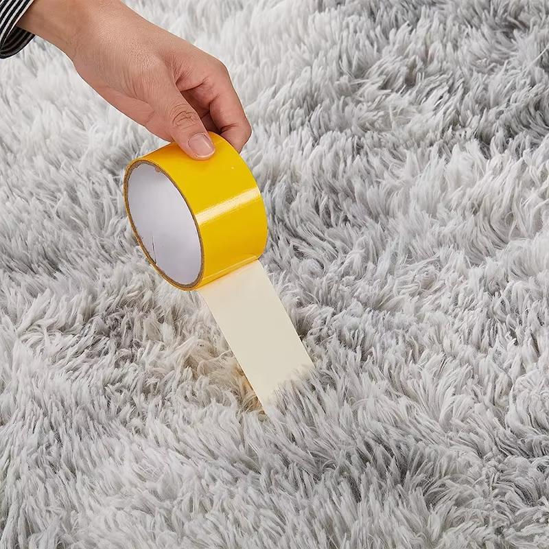 Furry Room Decoration Super Soft Large Area Full Carpet Floor Mat Modern Winter Thick and Dense Plush Living Room Rug Bedroom
