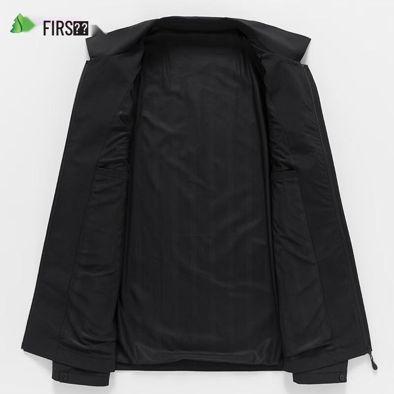 Shanshan Men's Windproof Wrinkle-Resistant Business Casual Lapel Jacket