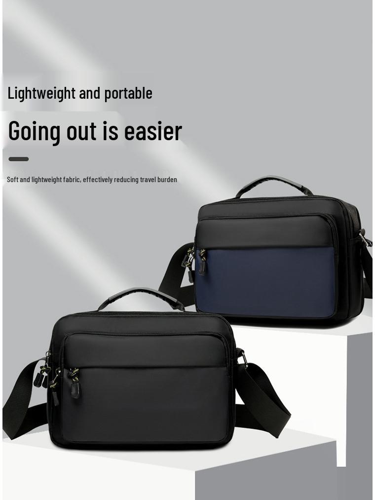 Men's Business Casual Crossbody Multi-Compartment Bag 2025 - Portable Everyday Carry Backpack
