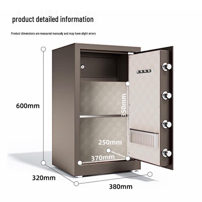 Deli Fingerprint Password Safe Box