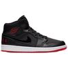 Jordan 1 Mid Black University Red BQ6578-001