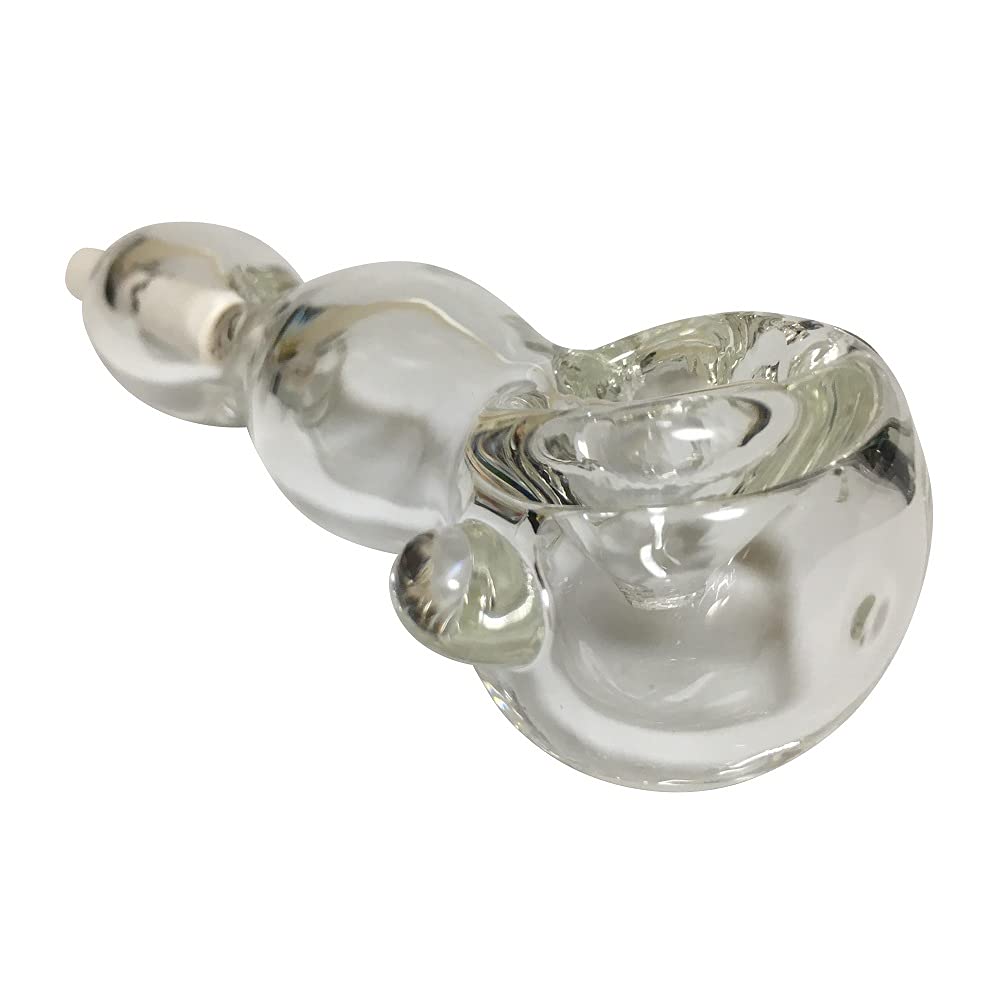 Actiwood Filter Glass Small [ActiTube/Tune Compatible] Heat-Resistant Pipe/Spoon (Long), Clear,
