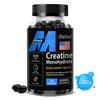 Monohidrat de Creatină 3000 Mg Supliment Alimentar, Cu Piruvat de Creatină, 120 Capsule Moi Per Sticlă
