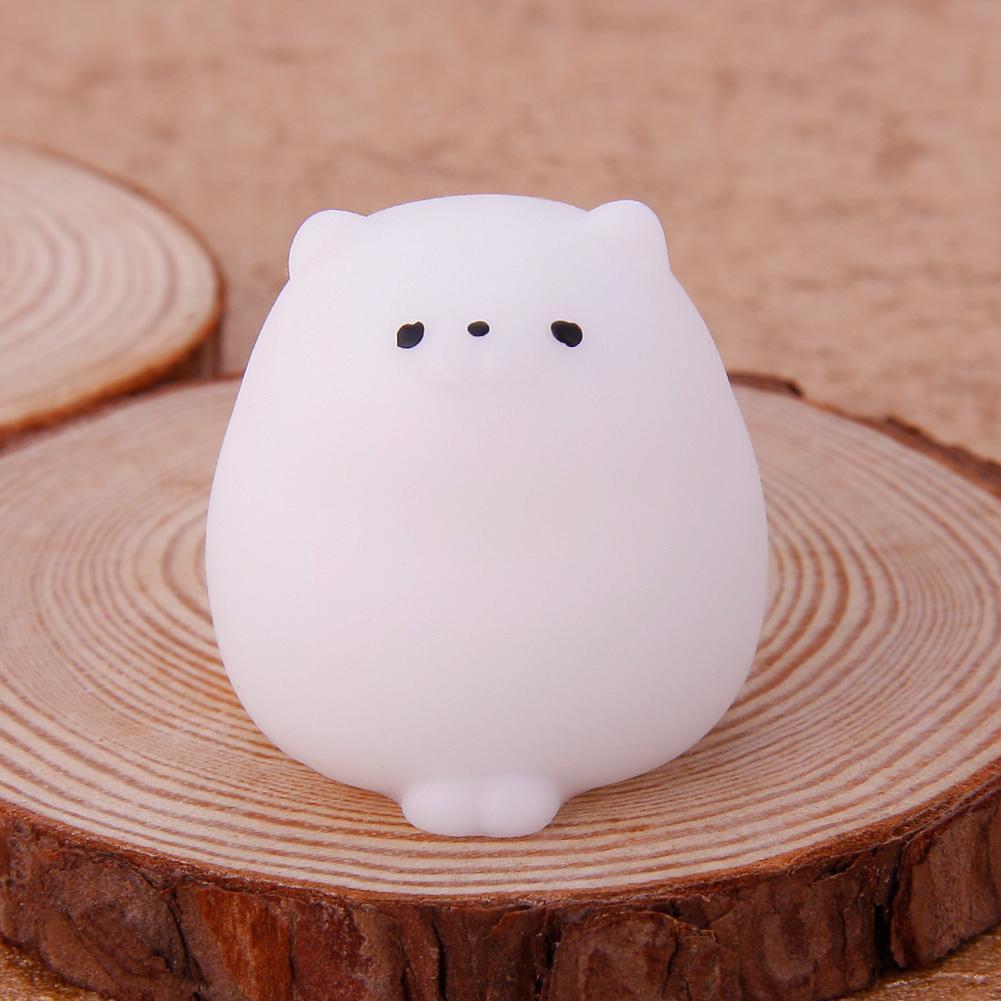 Yeni Hayvan Mochi Yumuşak Sıkılabilir Kedi Mühür Fidget Stres Giderici İyileştirici Oyuncak