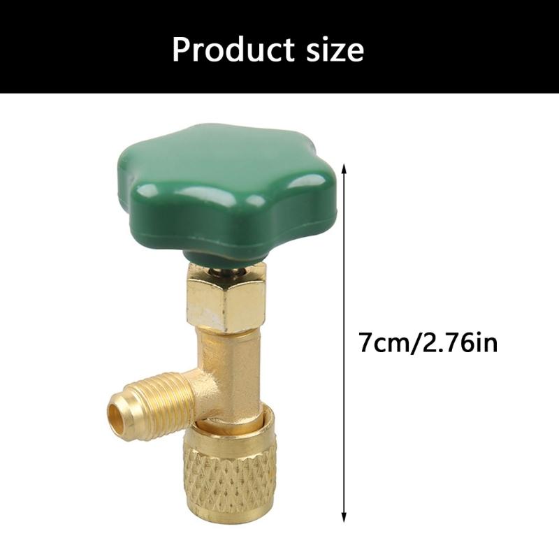 Professional Brass Refrigeration Valves with Corrosion Resistant Water Valves for HVAC Technicians & DIY Applications