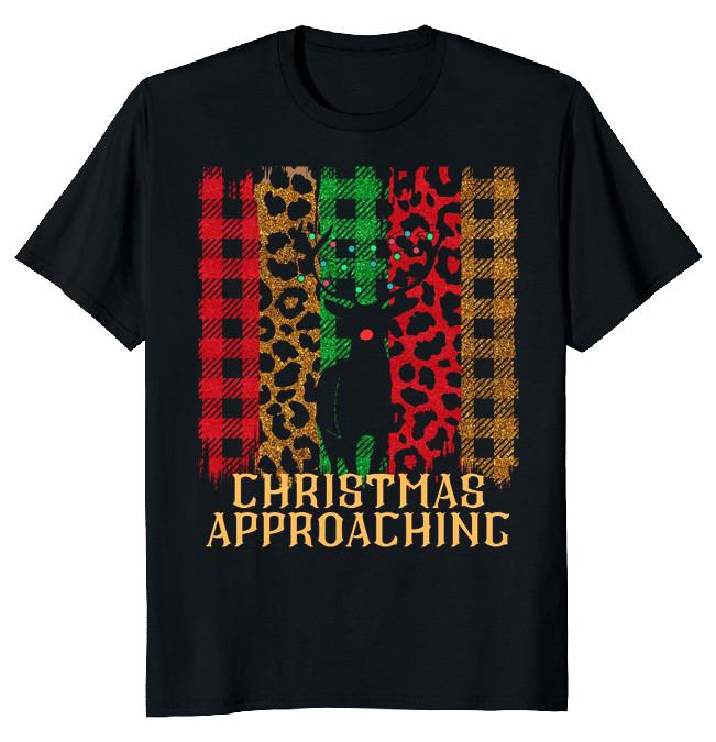 NEW LIMITED Christmas Approaching Deer Classic Novelty Tee XL