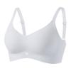 Zeriluna Four-leaf Flower Breathable Ribbed Push-up Bra Comfortable, Body-fitting, Skin-friendly, Soft and Breathable Underwear