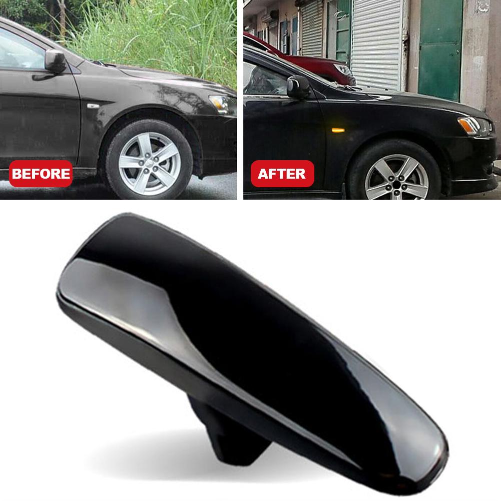 2Pcs Car LED Side Marker Light Fender Dynamic Turn Signal Lamp For Mitsubishi Lancer Evolution Evo X Outlander Sport RVR ASX Mirage 2014+