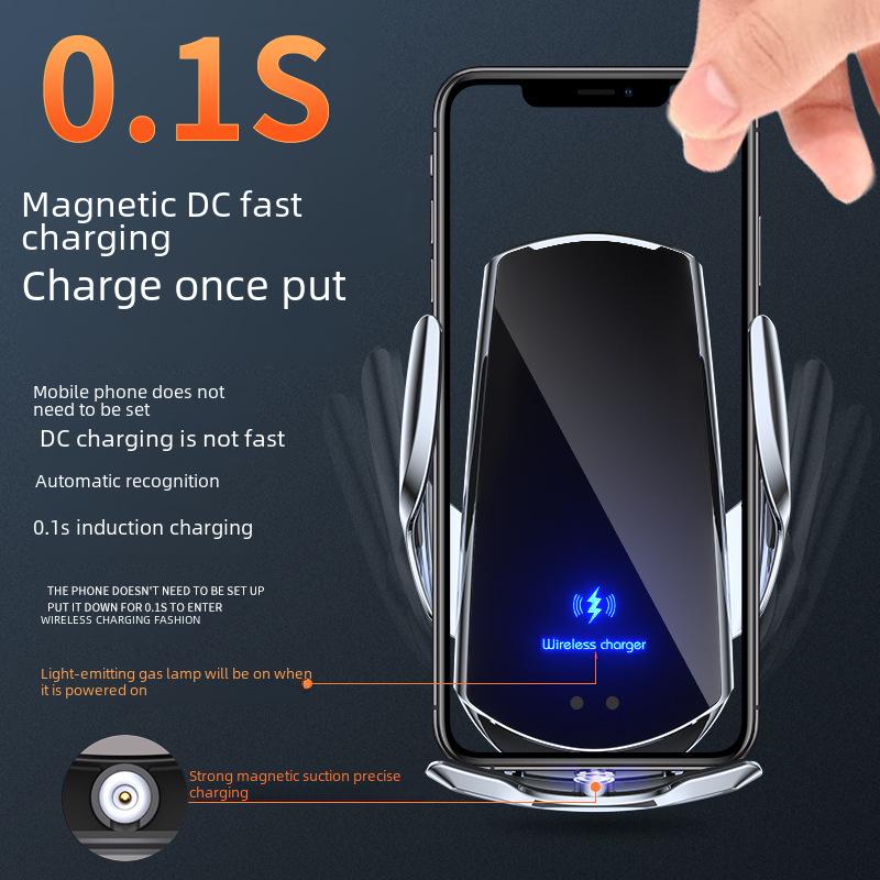 "Magiczny Klips Q3 Bezprzewodowa Ładowarka Samochodowa i Uchwyt na Telefon z Automatycznym Czujnikiem"